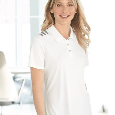 Women's 3-Stripes Shoulder Sport Polo Shirt Thumbnail