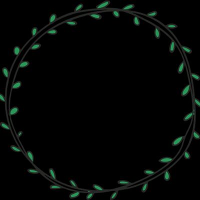 Doodle Leaf Border (0089) Thumbnail