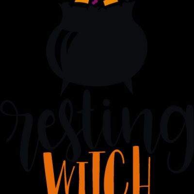 Resting Witch Face Cauldron (0855) Thumbnail