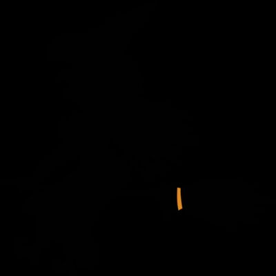 Witch on Broom Silhouette (0907) Thumbnail