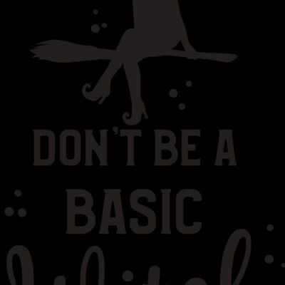 Don't Be A Basic Silhouette (0845) Thumbnail