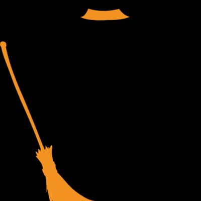 Resting Witch Face Broom (0857) Thumbnail