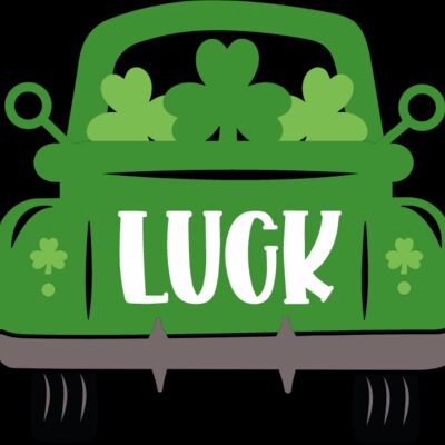 Vintage Car with Luck font Thumbnail