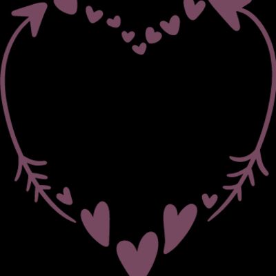Doodle Arrows Heart (1009) Thumbnail