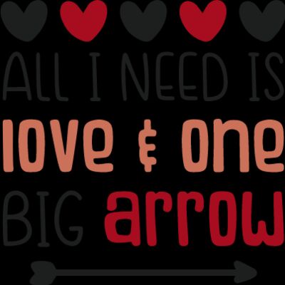 All I Need Is Love SVG Cut File Thumbnail