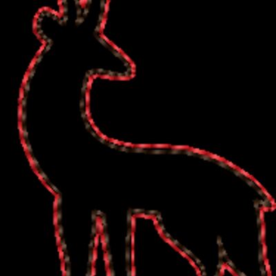 Deer Line Art (0326) Thumbnail