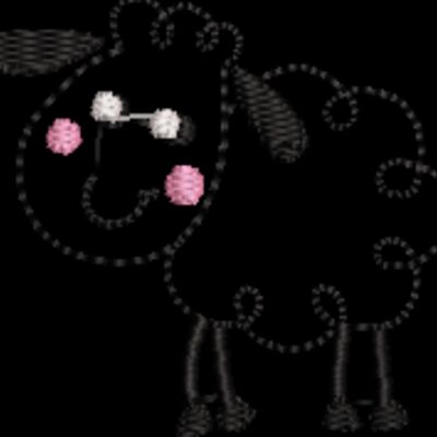 Sheep Line Art (0264) Thumbnail