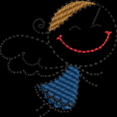 Angel Line Art (0327) Thumbnail