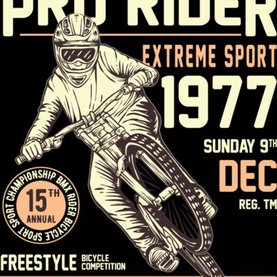 Vintage Style Pro Rider (0039) Thumbnail