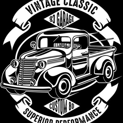 Vintage Classic Truck (0157) Thumbnail