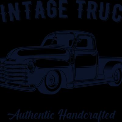 Vintage Truck Retro (0168) Thumbnail