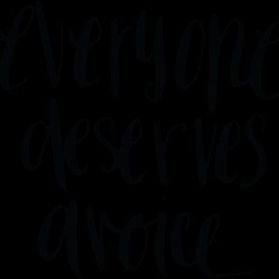 Everyone deserves a voice Thumbnail