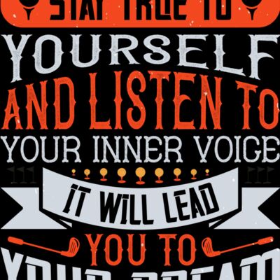 Lead To Your Dreams Golf Quote Thumbnail