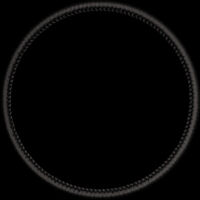 Marrow like patch border 4 inch circle Thumbnail