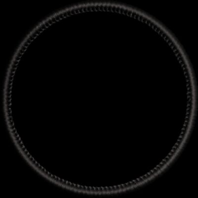 Marrow like patch border 2.5 inch circle Thumbnail
