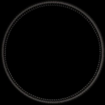 Marrow like patch border 3.5 inch circle Thumbnail